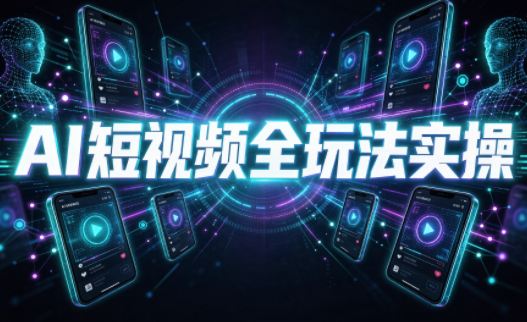 AI短视频全玩法实操(剪辑+带货+数字人+漫剧+短剧)-星阳网创