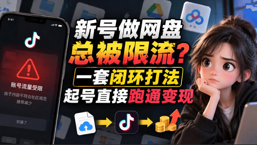 小白新号过限流：别发链先养号，12步SOP直接抄-星阳网创