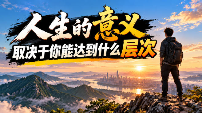 某公众号付费文章:人生的意义,取决于你能达到什么层次-星阳网创