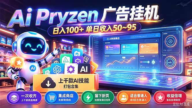 Pyrzen广告挂机, 全自动挂机风口项目, 单日50-95/天 虽然不是很暴力但是很稳-星阳网创