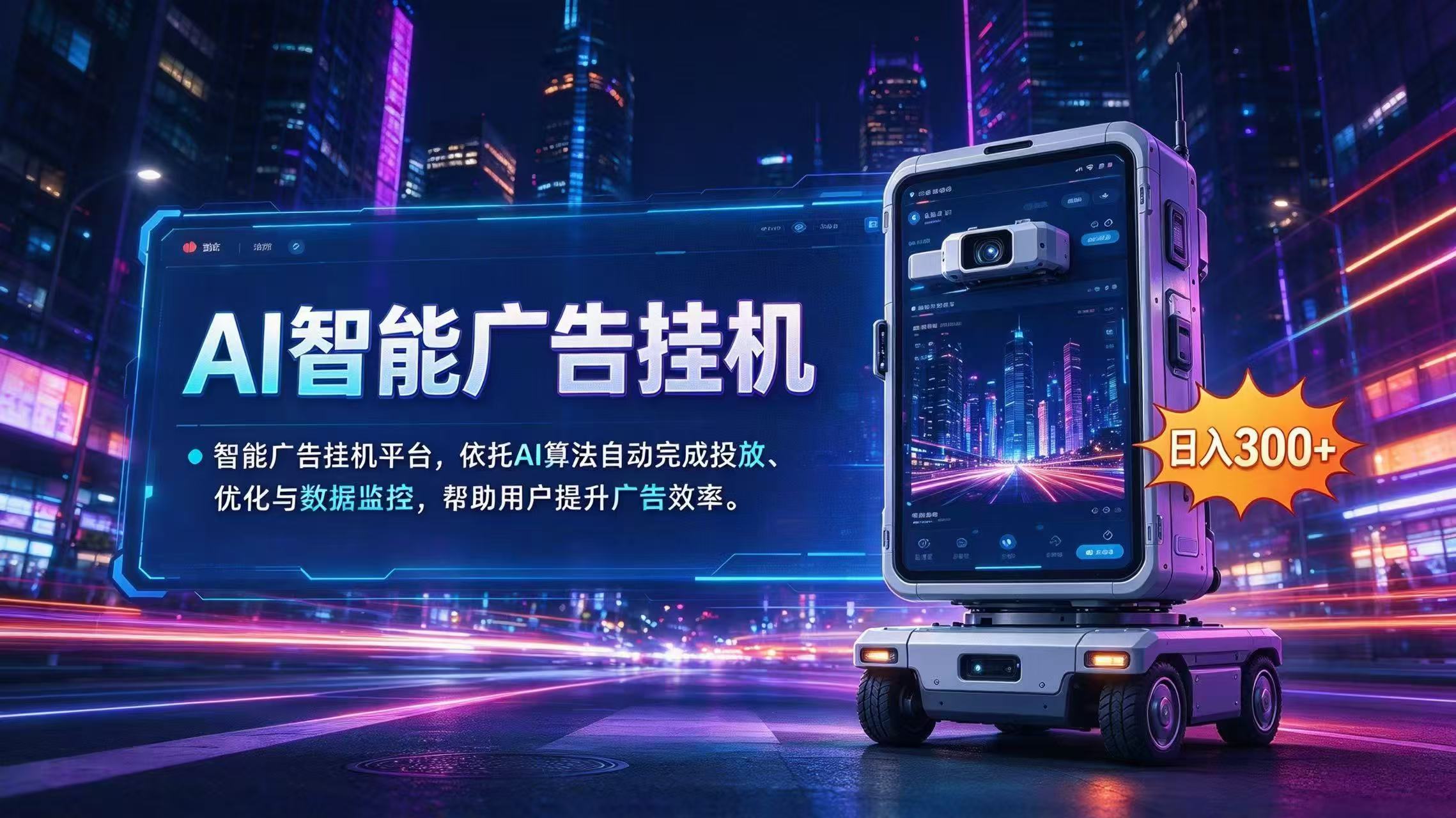 AI 智能广告挂机|AI 自动运行,轻松托管广告任务-星阳网创