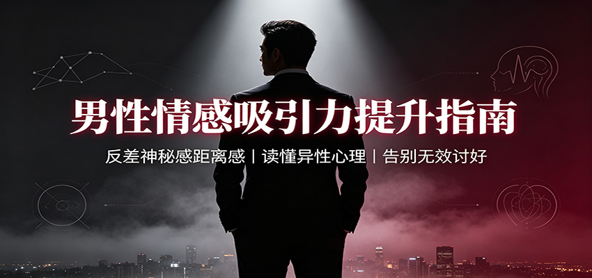 男性情感吸引力提升指南：反差神秘感距离感，读懂异性心理，告别无效讨好-星阳网创