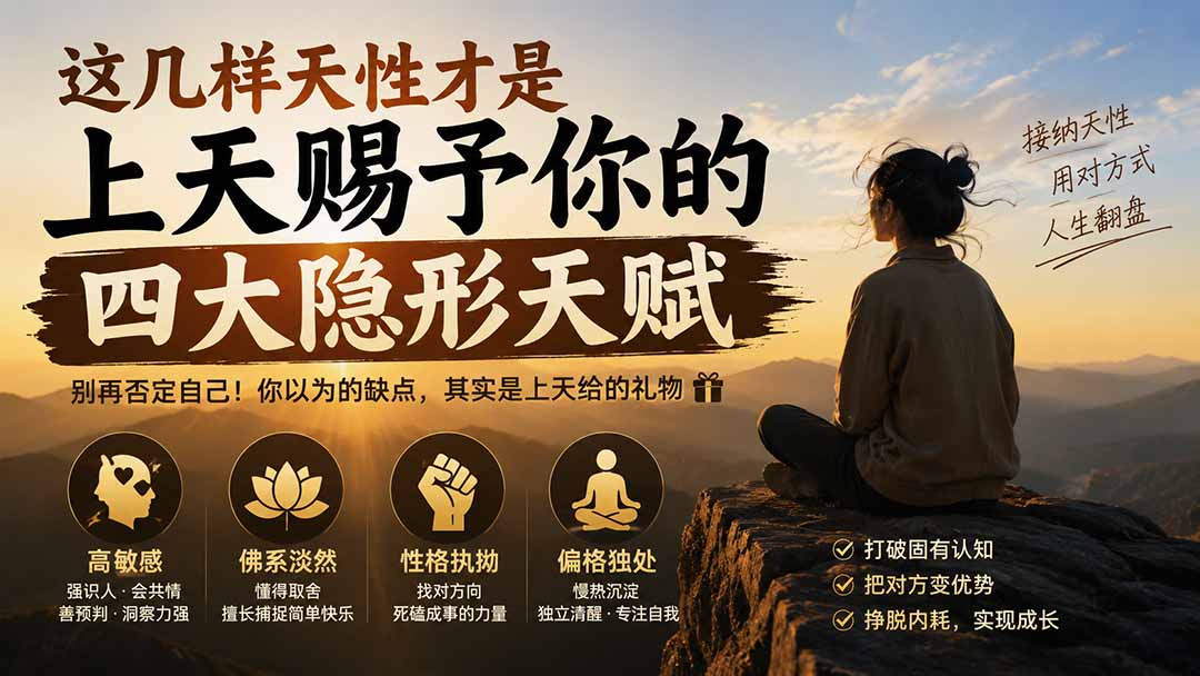 付费文章：这几样天性才是上天赐予你的四大隐形天赋-星阳网创