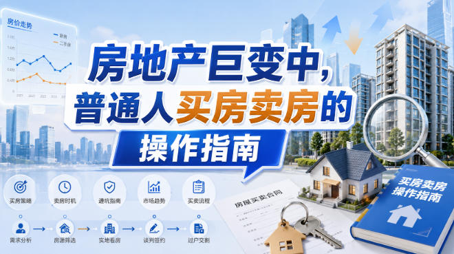 付费文章:房地产巨变中,普通人买房卖房的操作指南【上篇+下篇】-星阳网创