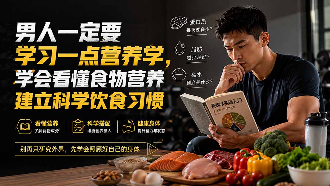 付费文章:男人一定要学习一点营养学,学会看懂食物营养建立科学饮食习惯-星阳网创