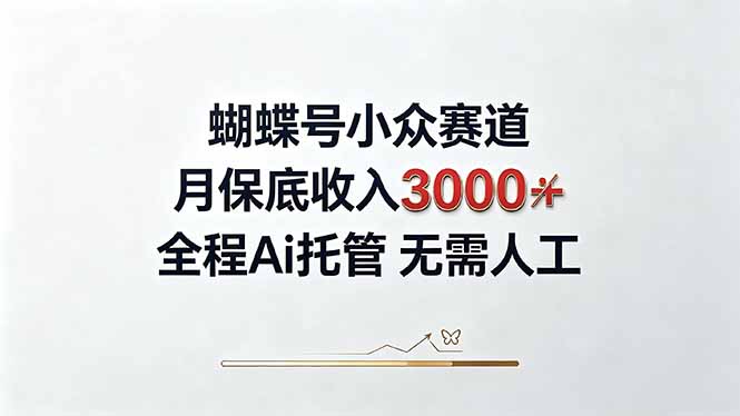 视频号小众领域，月收入3000+， 全程Ai托管操作  新人2天学会！-星阳网创