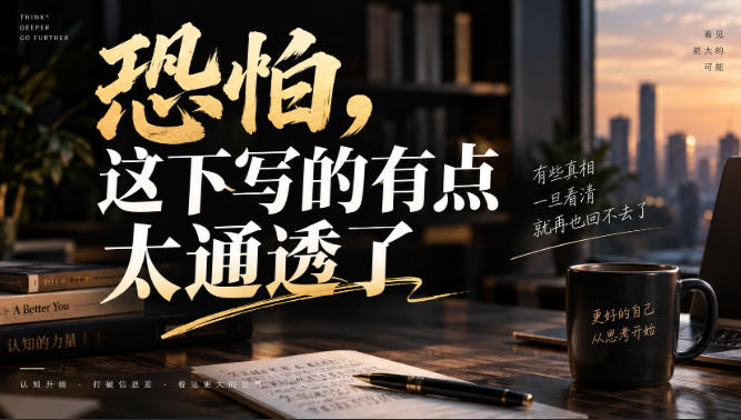 灏泽叔最新付费文章:恐怕,这下写的有点太通透了-星阳网创