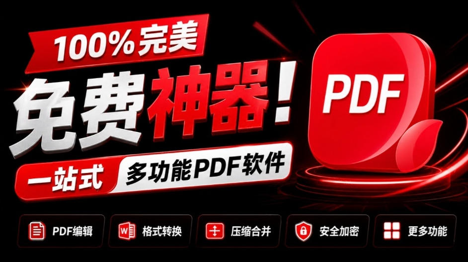 100%完美免费神器!一站式多功能PDF软件,支持PDF格式转换压缩编辑等,简约无广告,太Nice了JOPDF-星阳网创