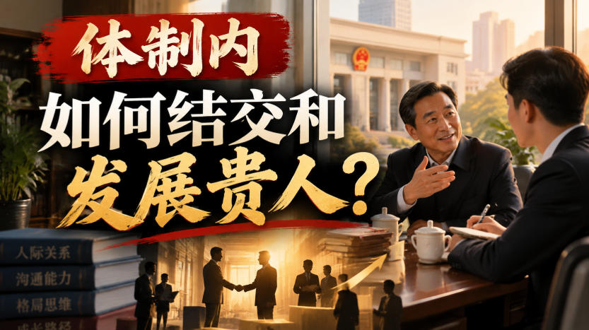 某公众号付费文章:体制内,如何结交和发展贵人?-星阳网创