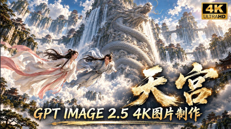 GPT Image 2.5实测!4K到底多清楚?皮肤、手指、修图与天宫场景全面测试-星阳网创
