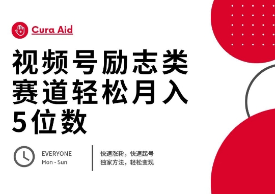 视频号励志类赛道快速涨粉500+，快速起号，轻松变现月入过W-星阳网创